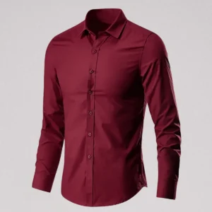 Camisa Social Manga Longa Slim Fit Masculina Clássica