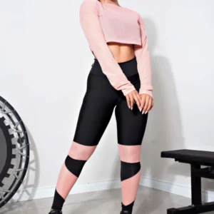 Conjunto Calça Legging e Top Dry Rosê Conjunto Fitness | REF: LX147
